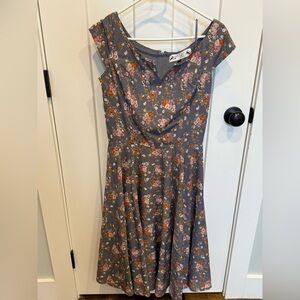 Off shoulder floral dress